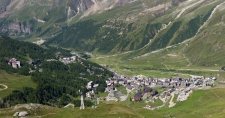 Вид на Червинию с Plan Maison (2555 м).